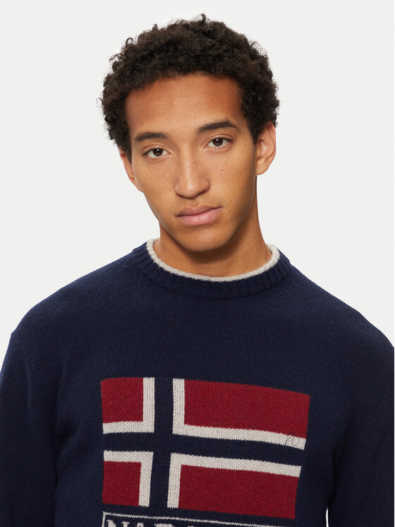 Napapijri Napapijri Pullover D-Silvretta NP0A4IK4 Dunkelblau Regular Fit