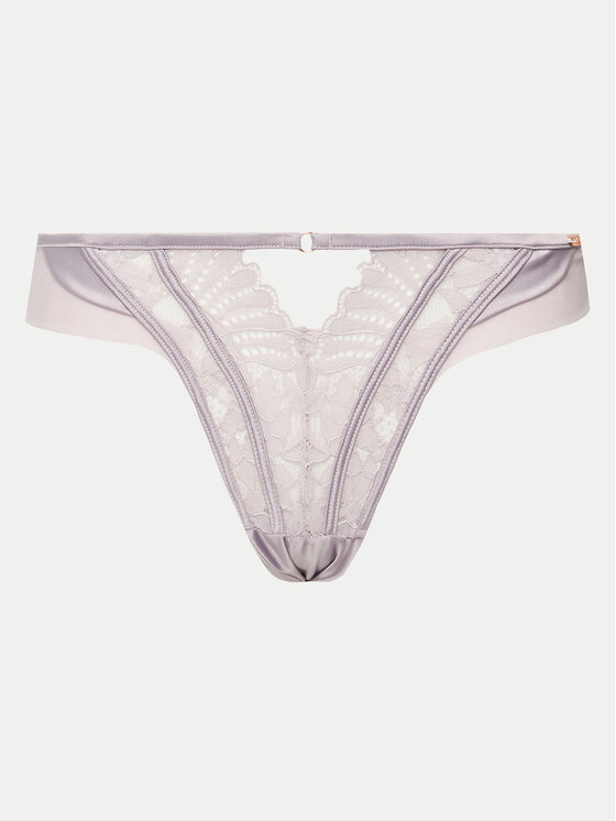 Hunkemöller Hunkemöller Kalhotky string Almendra 205519 Fialová