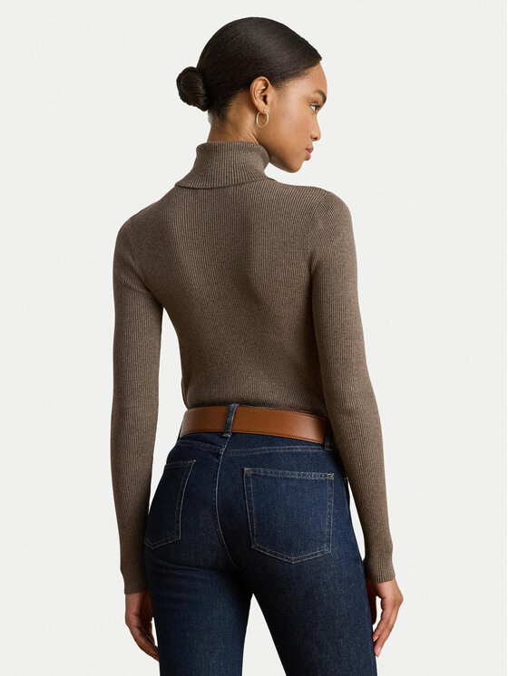 LAUREN RALPH LAUREN LAUREN RALPH LAUREN Гольф 200643398072 Коричневий Slim Fit
