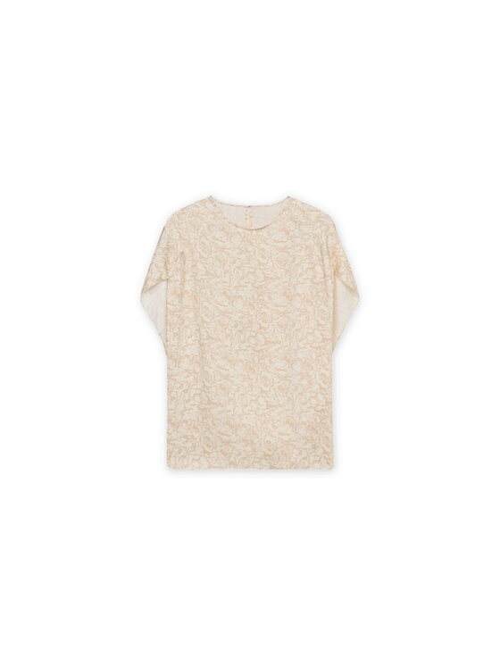 Trussardi Trussardi Top D4546100006N0JC Kremowy Regular Fit