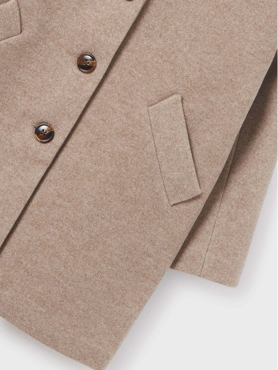 Mayoral Mayoral Παλτό μεταβατικό 7.407 Καφέ Regular Fit