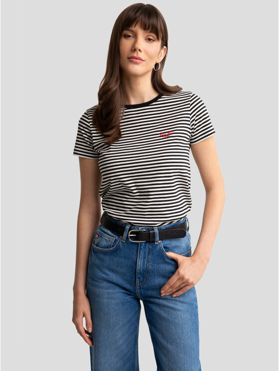 BIG STAR BIG STAR T-Shirt ZENAIDA_906_150 Czarny Basic Fit