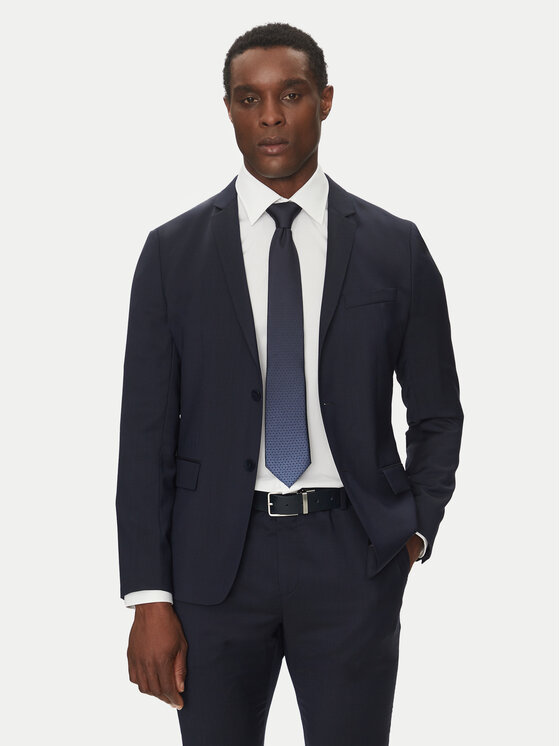 BOSS Cravată H-Tie 7,5 Cm-222 50540026 Bleumarin