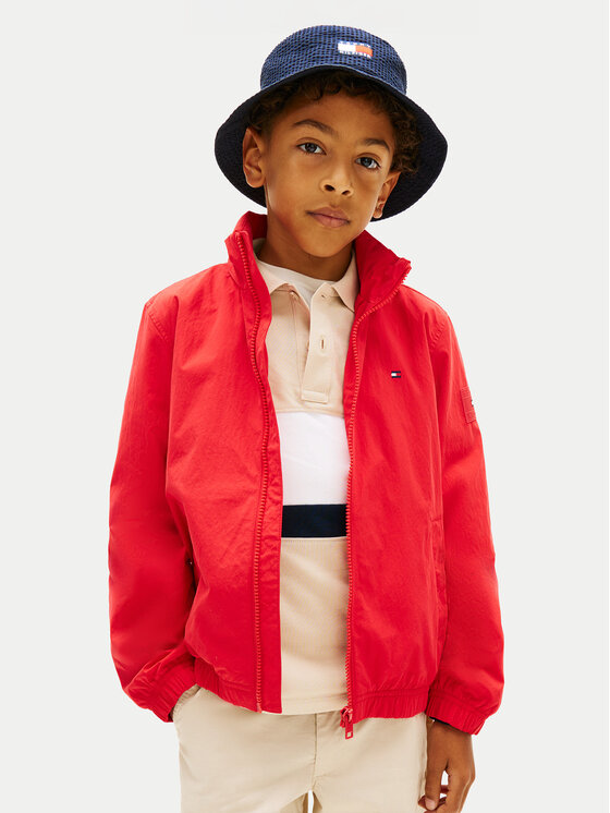 Tommy Hilfiger Geacă Essential KB0KB10396 Roșu Regular Fit