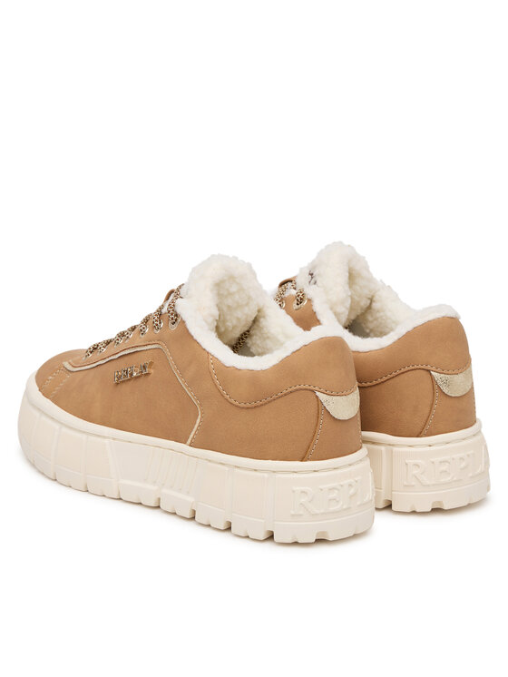 REPLAY REPLAY Sneakersy GWZ7G .000.C0203S Beżowy