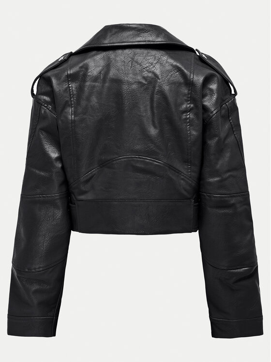 ONLY ONLY Jacke aus Kunstleder Vera 15321935 Schwarz Regular Fit