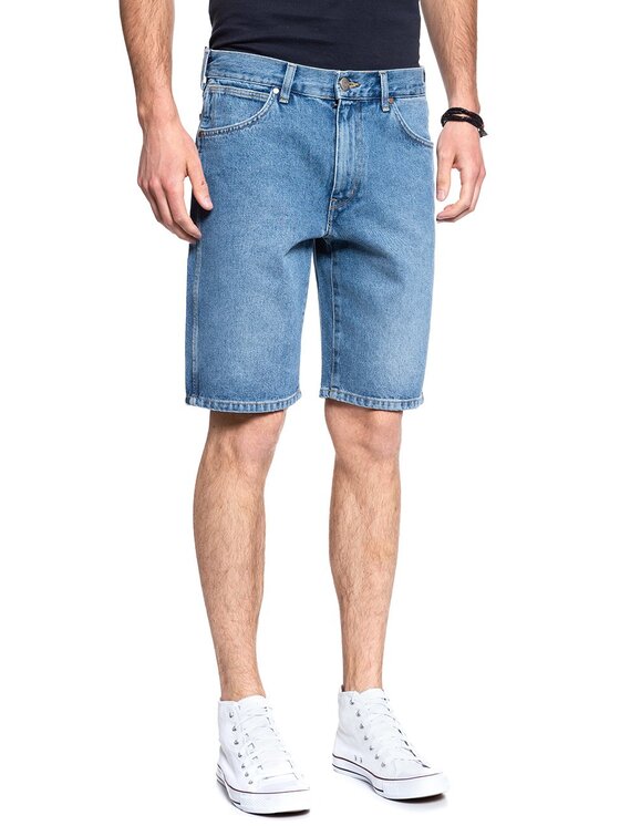Wrangler Wrangler Pantaloncini di jeans DENIM SHORT Blu Regular Fit