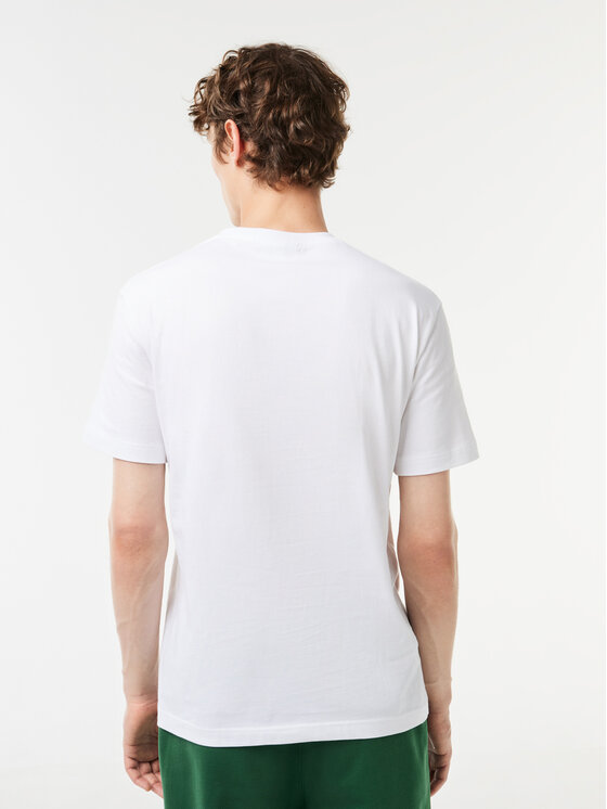 Lacoste Lacoste T-Shirt TH1285 Bílá Regular Fit