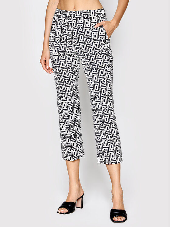 Marella Pantaloni din material Reed 31360323 Negru Regular Fit La Reducere si Transport Gratuit Femei 2023-10-03 3