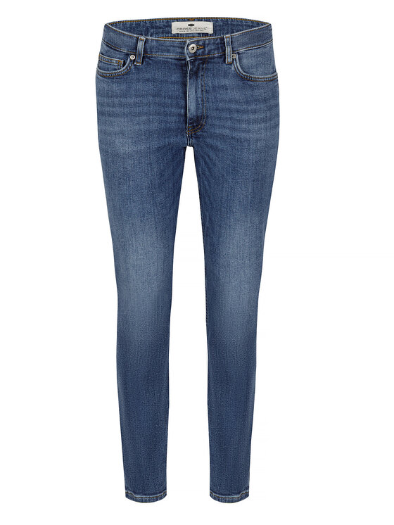 Cross Jeans Cross Jeans Jeansy P 476-042 Niebieski Straight Leg