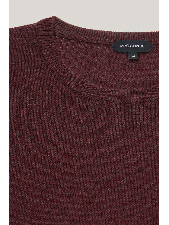 Próchnik Próchnik Sweter PM16 SW073225000066 Bordowy Regular Fit