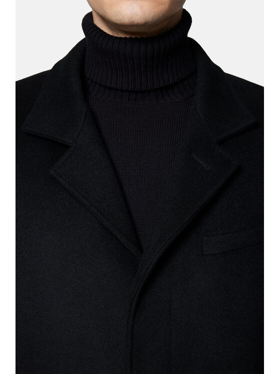 Lancerto Lancerto Płaszcz wełniany Regan PC073223000001 Czarny Regular Fit