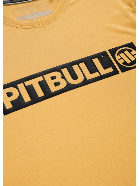 PITBULL PITBULL T-Shirt Koszulka Żółty Regular Fit