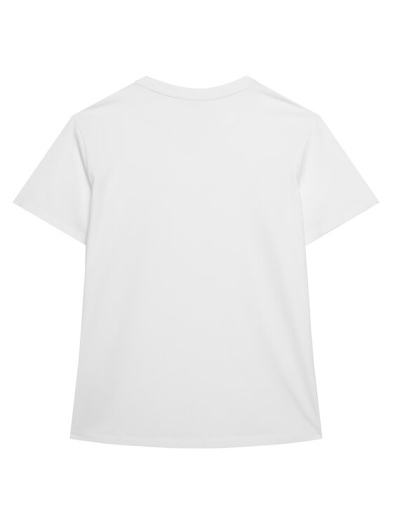 Guess Jeans Guess Jeans Tricou W4YI10 J1314 Alb Regular Fit