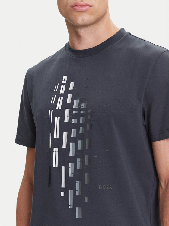 BOSS BOSS Majica GRX Zone 50543808 Mornarsko modra Regular Fit