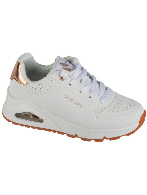 Dziecięce Sneakersy Skechers, Rozmiar 32, Białe, Uno Gen1 - Shimmer Away