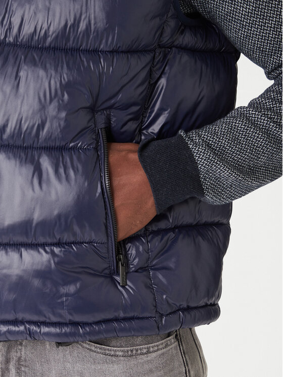 KARL LAGERFELD KARL LAGERFELD Mellény 505023 554590 Sötétkék Regular Fit