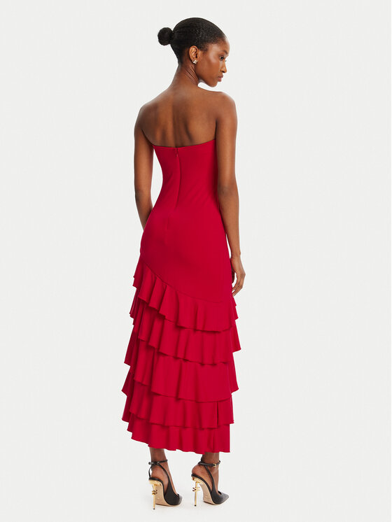 BARDOT BARDOT Koktélruha Agastina Strapless 60029DB Piros Slim Fit