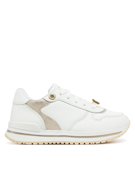 Tommy Hilfiger Tommy Hilfiger Laisvalaikio batai Low Cut Lace-Up Sneaker T3A9-33765-1355 M Balta