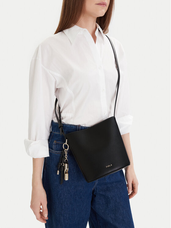 Furla Furla Ročna torba Roxie Mini WE00859 ARE000 CN O6000 Črna