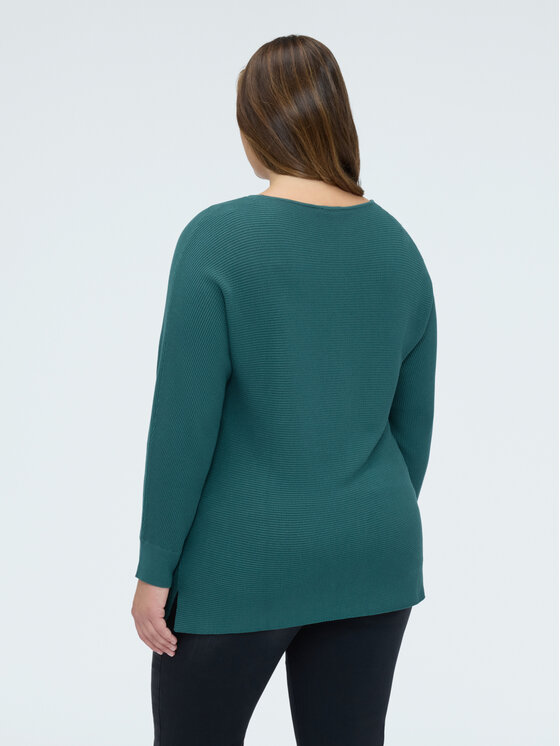 Fiorella Rubino Fiorella Rubino Sweter M073E002064N035 Zielony A-Line Fit