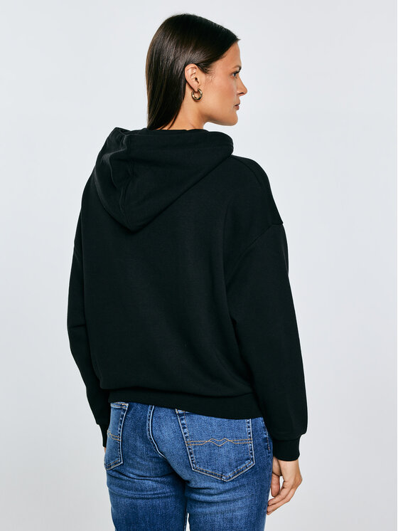 BIG STAR BIG STAR Bluza SUSANA Czarny Basic Fit