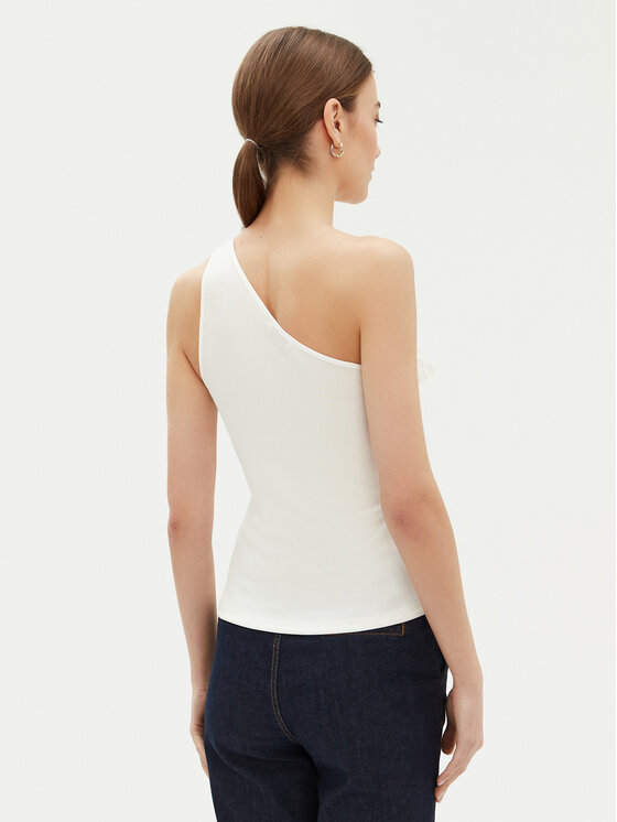 Fracomina Fracomina Top FR25ST2018J46301 Écru Regular Fit