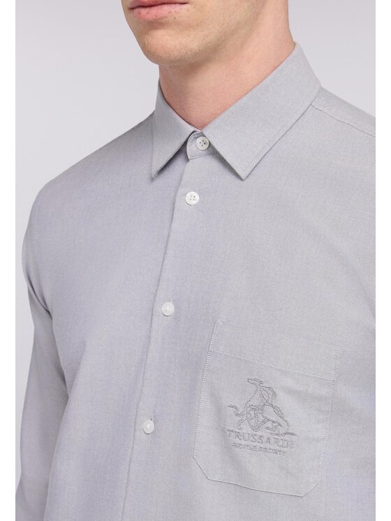 Trussardi Trussardi Camicia 5006N000008N013 Grigio Regular Fit
