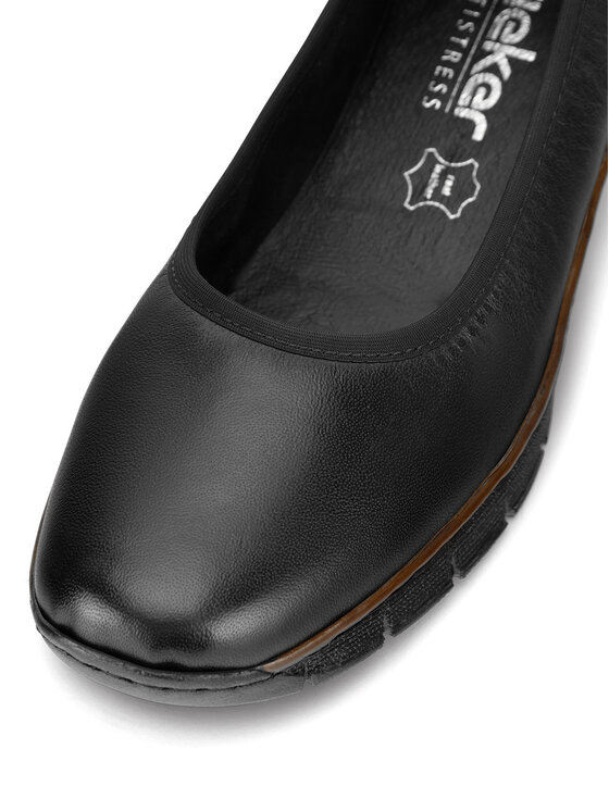Rieker Rieker Балеринки 53755-00 Черен