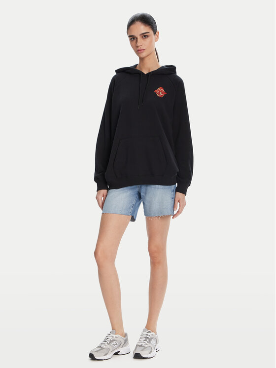 Volcom Volcom Mikina Truly Stoked B4112501 Čierna Oversize