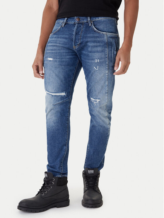G-Star Raw G-Star Raw Jeansy Contor 3D D27222-E106 Modrá Slim Fit