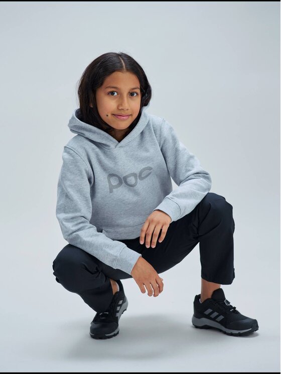POC POC Bluza POC Hood Jr Szary Regular Fit
