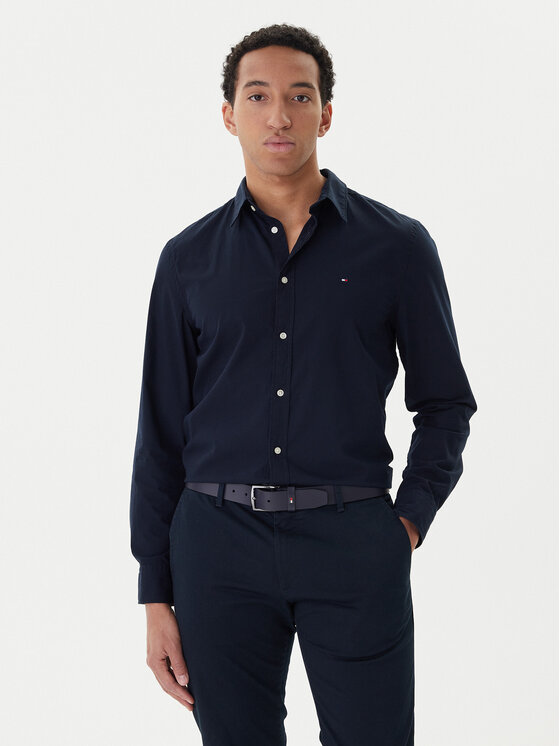 Tommy Hilfiger Tommy Hilfiger Ing MW0MW40460 Sötétkék Slim Fit