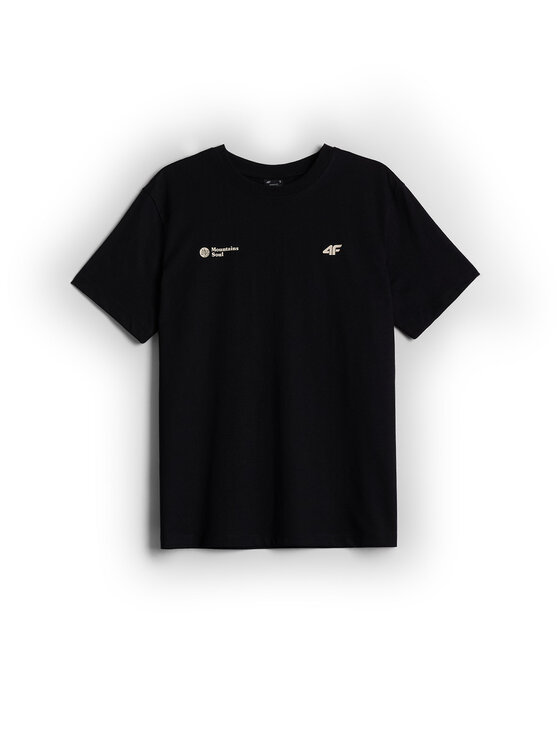 4F 4F T-Shirt OUTLAND Černá Loose Fit