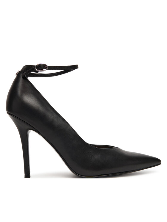 Guess Guess Pantofi cu toc subțire FLFNPR LEA08 Negru