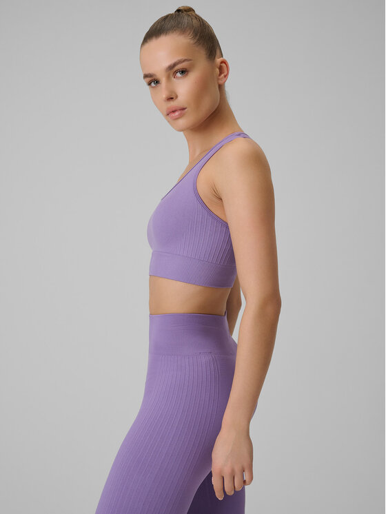 4F 4F Biustonosz sportowy MULTI ACTIVE Fioletowy