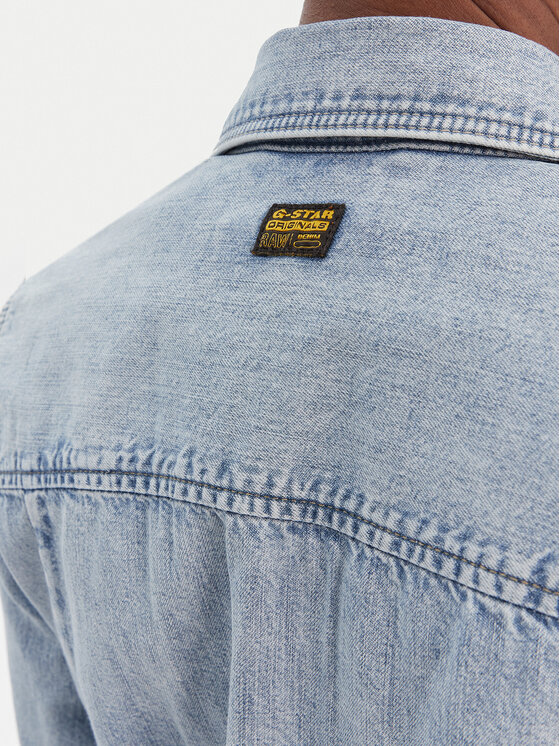 G-Star Raw G-Star Raw дънкова риза D27714-D539 Син Slim Fit