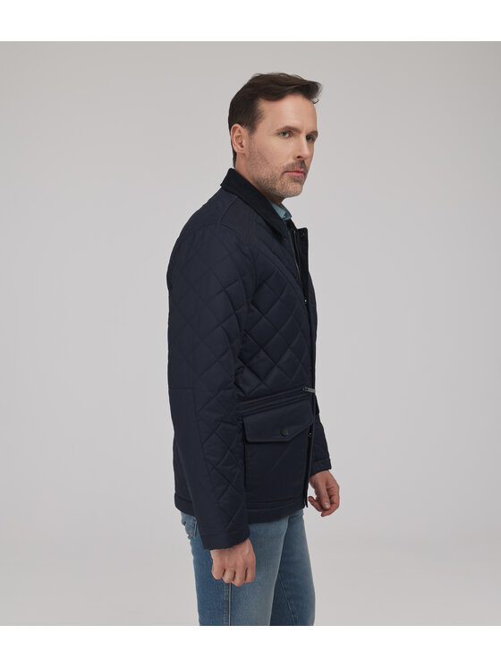 Lee Cooper Lee Cooper Kurtka przejściowa HERMES Granatowy Regular Fit