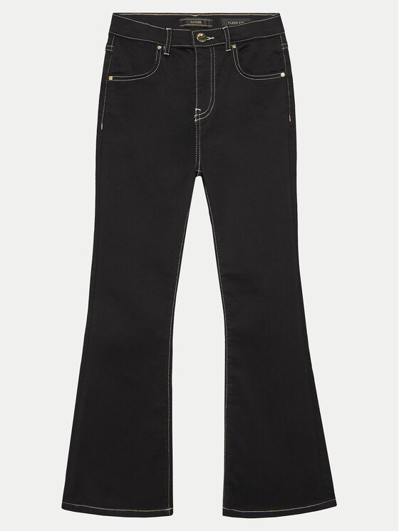 Guess Guess Τζιν J5RA06 D4KC0 Μαύρο Regular Fit