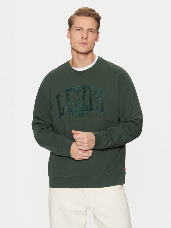 Levi's® Levi's® Pulóver Graphic 38712-0443 Zöld Relaxed Fit
