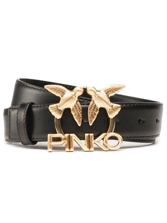 PINKO Pinko Жіночий ремінь Aster Simply 1 Belt PE 21 PLT01 1H20WK Y6XF Чорний