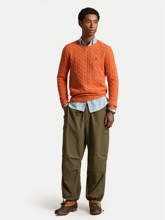 Polo Ralph Lauren Polo Ralph Lauren Πουλόβερ 710876762500 Πορτοκαλί Regular Fit