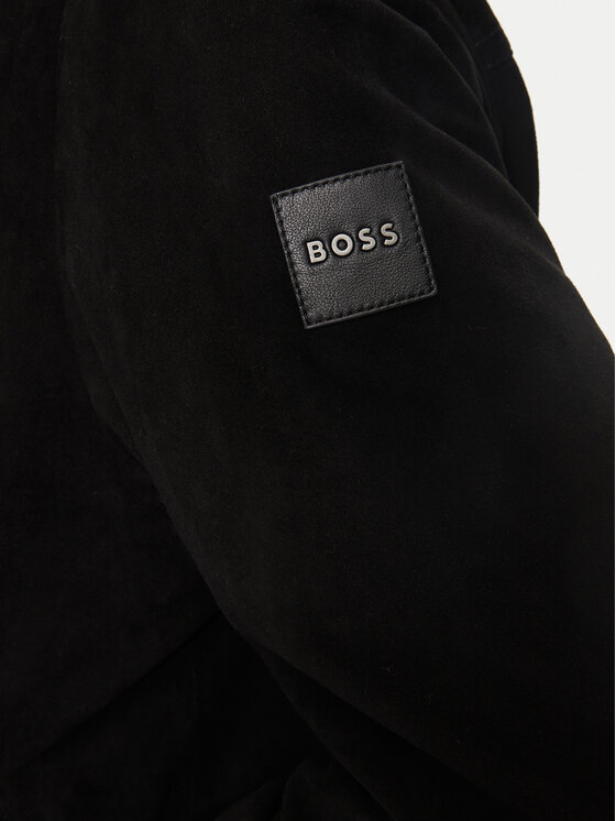 BOSS Boss Giacca di pelle Joflag 50519197 Nero Regular Fit