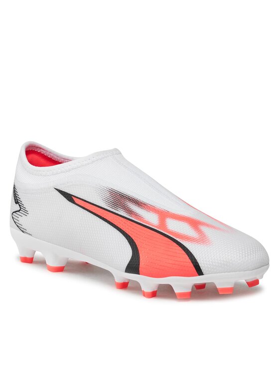 Puma Puma Buty do piłki nożnej Ultra Match Ll Fg/Ag Jr 107514 01 Biały