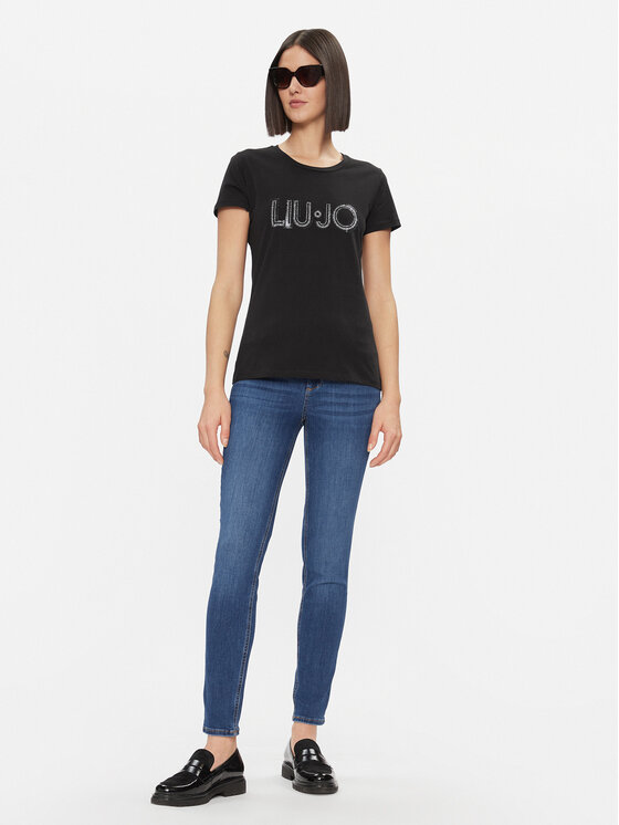 Liu Jo Liu Jo T-Shirt WA4051 JS923 Czarny Regular Fit