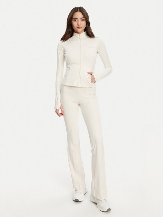 Guess Guess Bluză V5RP17 KCD02 Écru Regular Fit