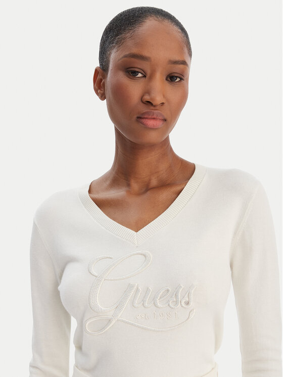 Guess Guess Sweater W6RR50 Z2NQ2 Ekru Regular Fit