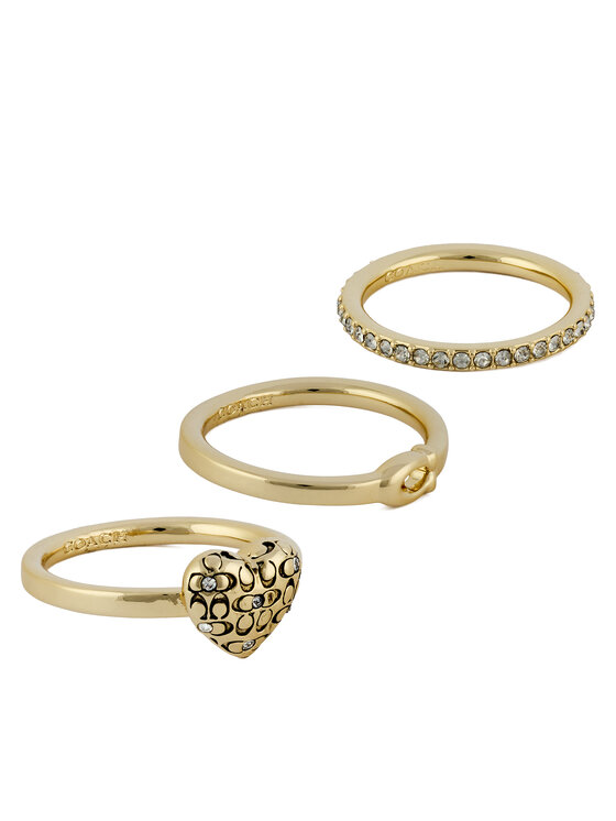 Coach Coach Комплект пръстена 37460424 Златист