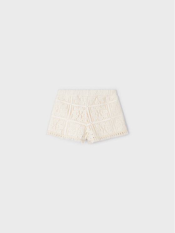 Mayoral Mayoral Pantaloncini di tessuto 3208 Beige