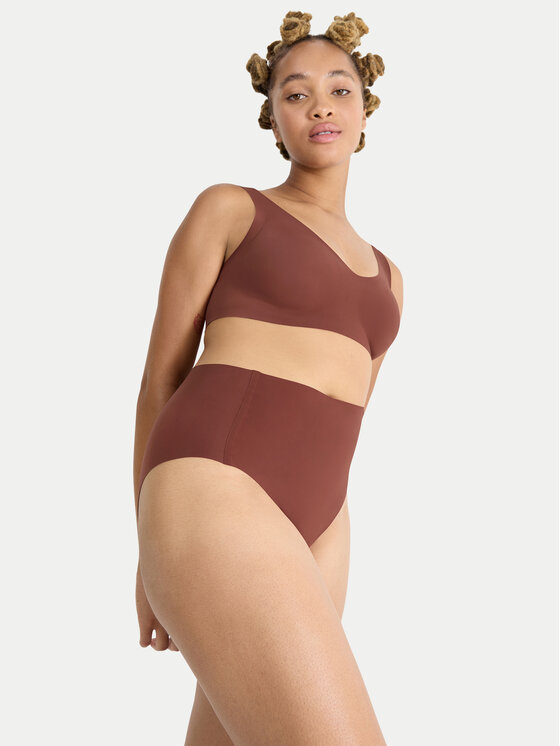 Sloggi Sloggi Mutande classiche a vita alta Zero Feel 10217759 Marrone